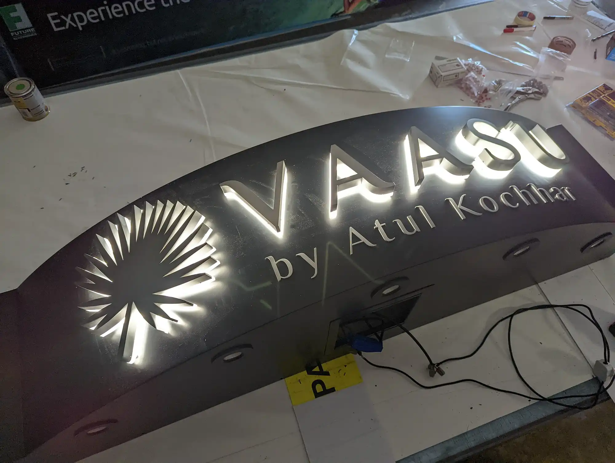 large illminated signage
