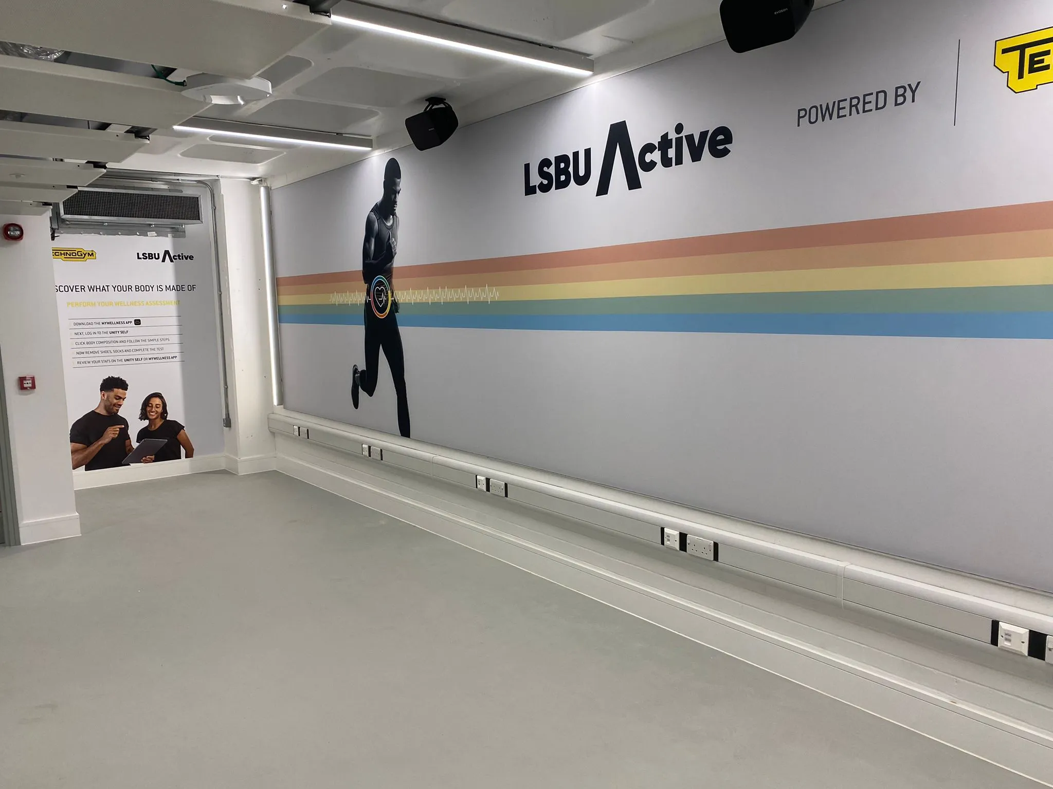 lsbu  rainbow wall