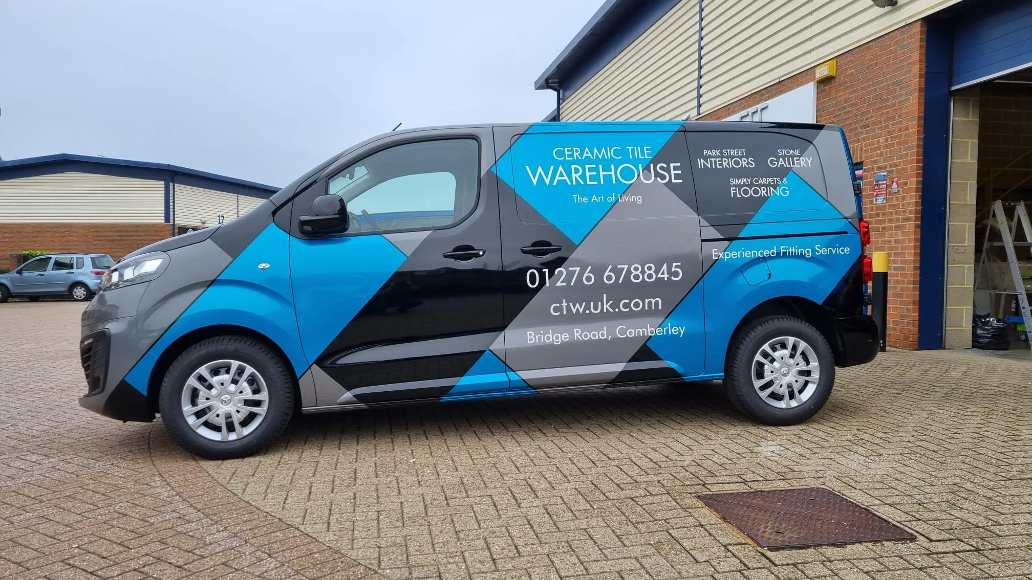 ceramic tile warehouse van
